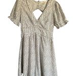 Indulge Adorable  Black & White Print Dress Size Large Photo 0