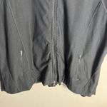L.L.Bean Hooded Full Zip Workout Sweatshirt Jacket Women's 2X Black Outdoor Photo 7