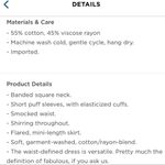 Old Navy  Puff-Sleeve Waist-Defined Floral-Print Smocked Mini Dress Size XS Photo 5