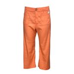 Anthropologie MAEVE x Colette Cropped Wide Leg Linen Pants, Orange, 34” Photo 6