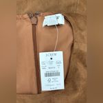 J.Crew  Faux-suede drop-waist mini dress Walnut Photo 5