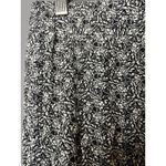 Knox Rose Pants Womens Large Black White Boho Wide Leg Tassel Drawstring Rayon Photo 3