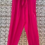 Vintage 70s Signet hot pink high rise paper bag pants Size L Photo 0