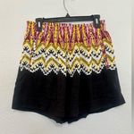 Anthropologie boho linen blend pull on shorts size Small Photo 5