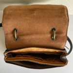 EUC Brown leather/faux fur crossbody bag. Brown Photo 3