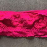 Gilly Hicks Bright Pink Lace Unlined Bandeau--XS Photo 0