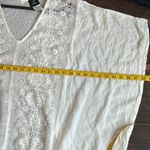 Echo Ivory Lace swim cover up sz L / Xl White Photo 6