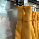 Moon River Anthropologie Bohemian Ruffle Mustard Yellow Midi Skirt Size L NWT Photo 2