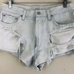 AGOLDE Parker Destroyed Cut Off Shorts Photo 0