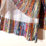 Splattered Paint Art to wear textured layered mesh Gauze made in Turkey size L Orange Size L Photo 5