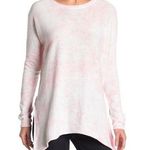Cloth by Design New Convertible Side Slit Sweater Tie Dye Pink White Photo 0