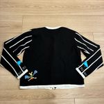 American Vintage Vintage Jack B Quick Novelty Cheerleader Football Embellished Cardigan Size PL Photo 4