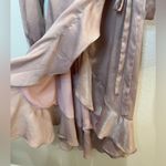 Anthropologie by The Odells Sharlene Wrap Dress Size S Pink Photo 10