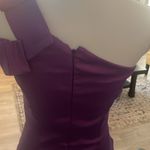 Jessica McClintock  Purple One Shoulder Cocktail Dress size 6 Photo 2