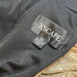 XScape  Beaded Bodycon Dress black Gold SZ 10 Cocktail Formal Dressy Keyhole Photo 11