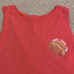 Roxy Coral Muscle Tank Split Sides Tank Top Medium Photo 4