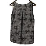 West Kei Women Size Large Sleeveless Paisley Shirt Lightweight Career Party Photo 1