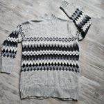 American Eagle  Cardigan Sweater Women Open Front Aztec Chunky Pockets Long AEO Photo 8