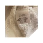 White + Warren White Crop Crochet Knit Sleeveless Top Sz. L Size L Photo 4