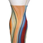 AFRM Matera Matera Dress Blue Abstract Womens Size Small Photo 5