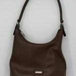 Nine West Brown Faux Leather Shoulder Bag Y2k Style Classic Photo 0