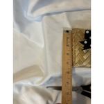 Vintage Depre Bahamas Straw Woven Clutch Black Polka Dot Bow Envelope Style Photo 3