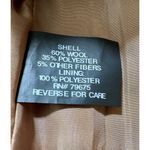 Anne Klein Women’s Double Breast Wool Blend Tan Mid Length Pea coat Size 2X EUC Photo 6