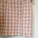 BP NWT by Nordstrom Gingham Plaid Coral Spaghetti Strap Mini Dress - Photo 3