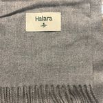 Halara  Knit Fringe Gray Scarf Soft Long‎ Winter Basic Photo 1