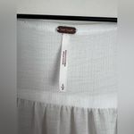 Free People  Solid babydoll Lolita Blouse Long Sleeve Top White ruched smock S Photo 7