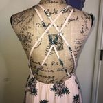 Flying Tomato  Blush Pink Floral Print Cinched Waist Strappy Dress Size S… Photo 7