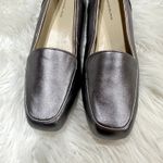 Bandolino  Metallic Faux Leather Loafers Sz 9.5 Photo 1