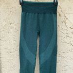 PINK - Victoria's Secret Pink Size small green seamless leggings full length workout turquoise Photo 1