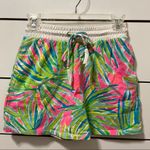 Lilly Pulitzer  Floral Green & Pink Skirt Photo 1