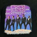 Backstreet Boys 2014 In a World Like This Concert Tour Black Shirt Size Small Photo 2