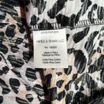 Veronica Beard Shirt Womens XS Pink Black Leopard Cheetah T Shirt Tee Casual Photo 6