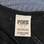 PINK - Victoria's Secret PINK by Victoria's Secret Black Lace Swim Cover Tank Top Size Small Photo 3