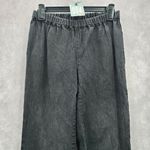 Diane Gilman 004.  Black Pullon Elastic Waist Denim Pants Jean Medium Photo 2