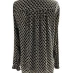 H&M Women Size 4 Long Sleeve Shirt Lightweight V-Neck Spring #13-38 Photo 2