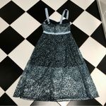 ABS Allen Schwartz NWT Eden Bustier Floral Print Midi Semi-Sheer Mesh Panels 10 Photo 10