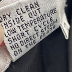 Vintage 90s Papell Boutique Mini Cocktail Dress Beaded Drop Waist Black Silver 6 Photo 8