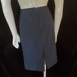 Victoria's Secret Body By Victoria Blue & White Striped Business Skirt (2) Photo 3