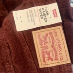 Levi's NWT High Waisted Mom Jeans Corduroy 30X29 Brown Photo 7