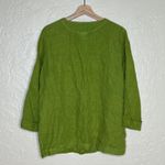 Hot Cotton Women’s Green Linen V Photo 1