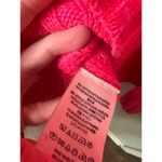 Free People  Pink Take Me Over V-Neck Long Sleeve Oversized Sweater Size XXS Photo 7