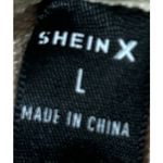 SheIn  X Women's Tan Meowtain‎ Cats Cropped Hoodie Size L Photo 2