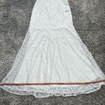 Lulus White Lace Bustier Maxi Dress – Size L – Stretch Fit Bridal Gown – New Size L Photo 14