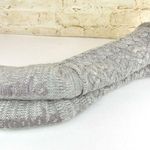 Aromasoles Lounge Socks Cable Knit One Size Gray Lined Rose Shea Butter Non Slip Photo 2