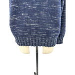 Joseph ‎ Navy Blue Heathered Wool Turtleneck Sweater Size Medium Photo 2