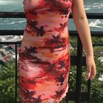 PacSun Bodycon Tie Up Satin Mini Dress Photo 2